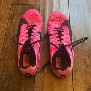 Size 7.5 - Nike Zoom Rival S 9 Paint Splatter - Pink Blast W.